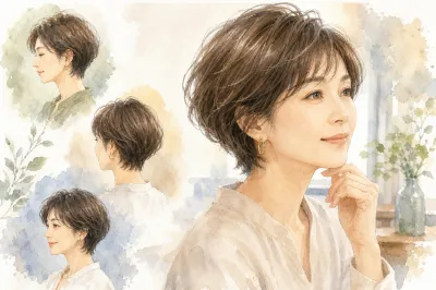 40代女性のヘアスタイルはショートが正解？