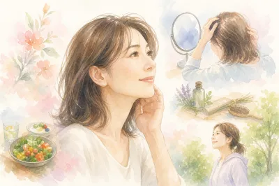40代女性の薄毛って改善できる？