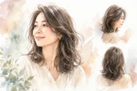 くせ毛を生かした髪型、50代女性のセミロングってどうすればいい？