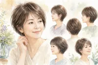50代女性の薄げな髪の毛に似合う髪型は？
