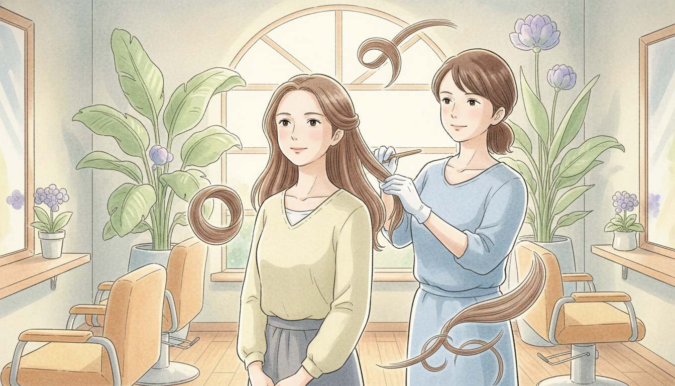 薄毛女性が安全に縮毛矯正をする方法