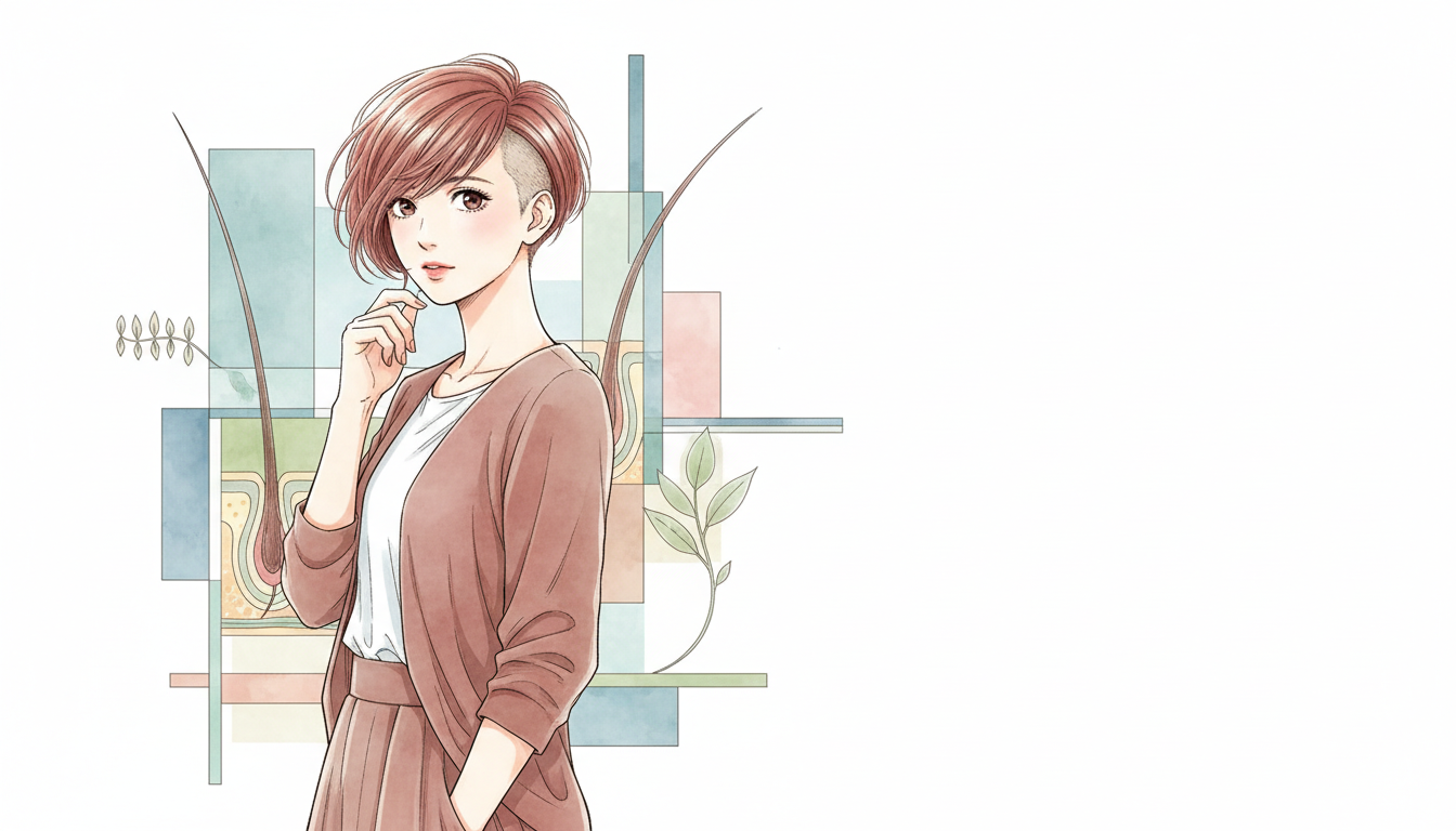 女性の薄毛にツーブロックは効果的です
