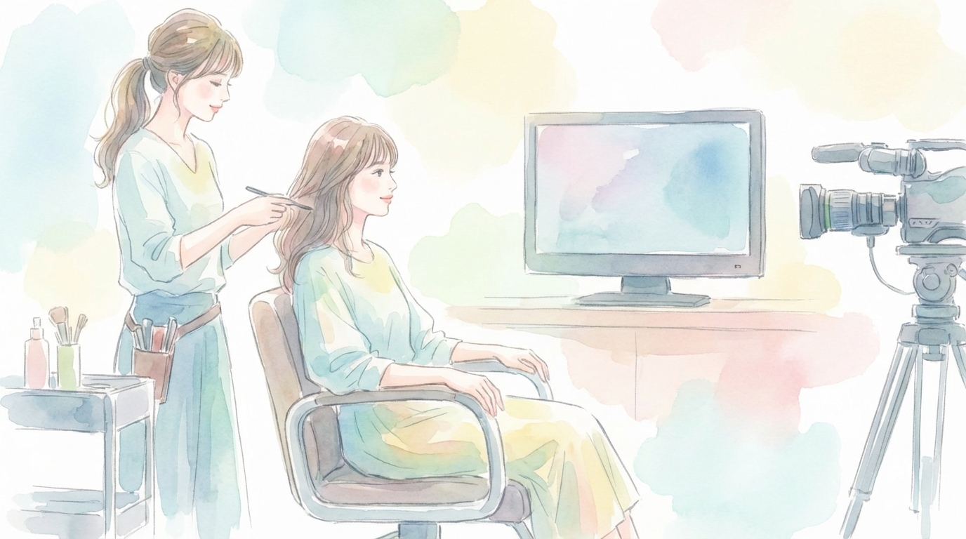テレビで紹介された薄毛専門美容室の具体例