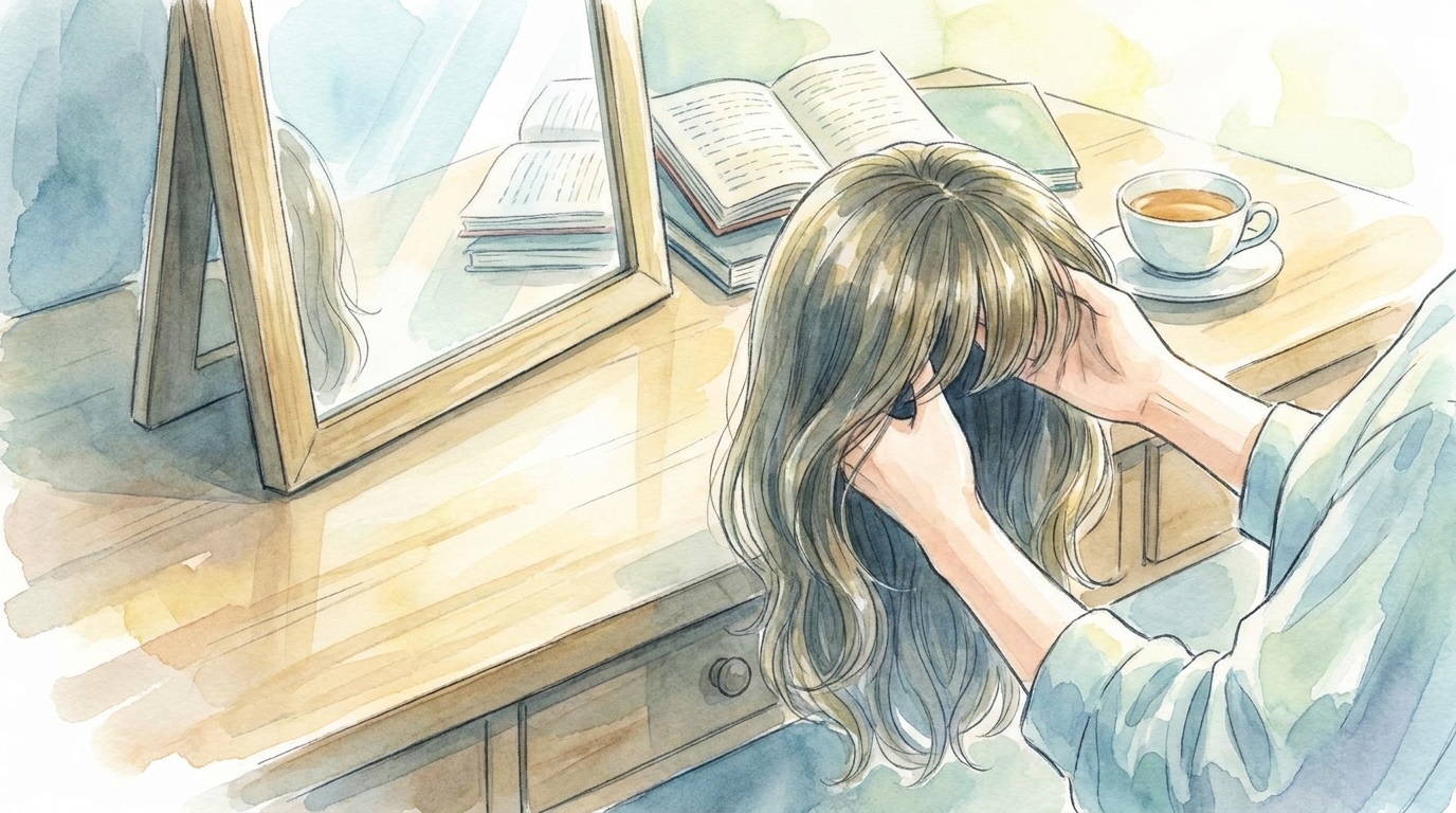 女性薄毛ウィッグブログの具体例