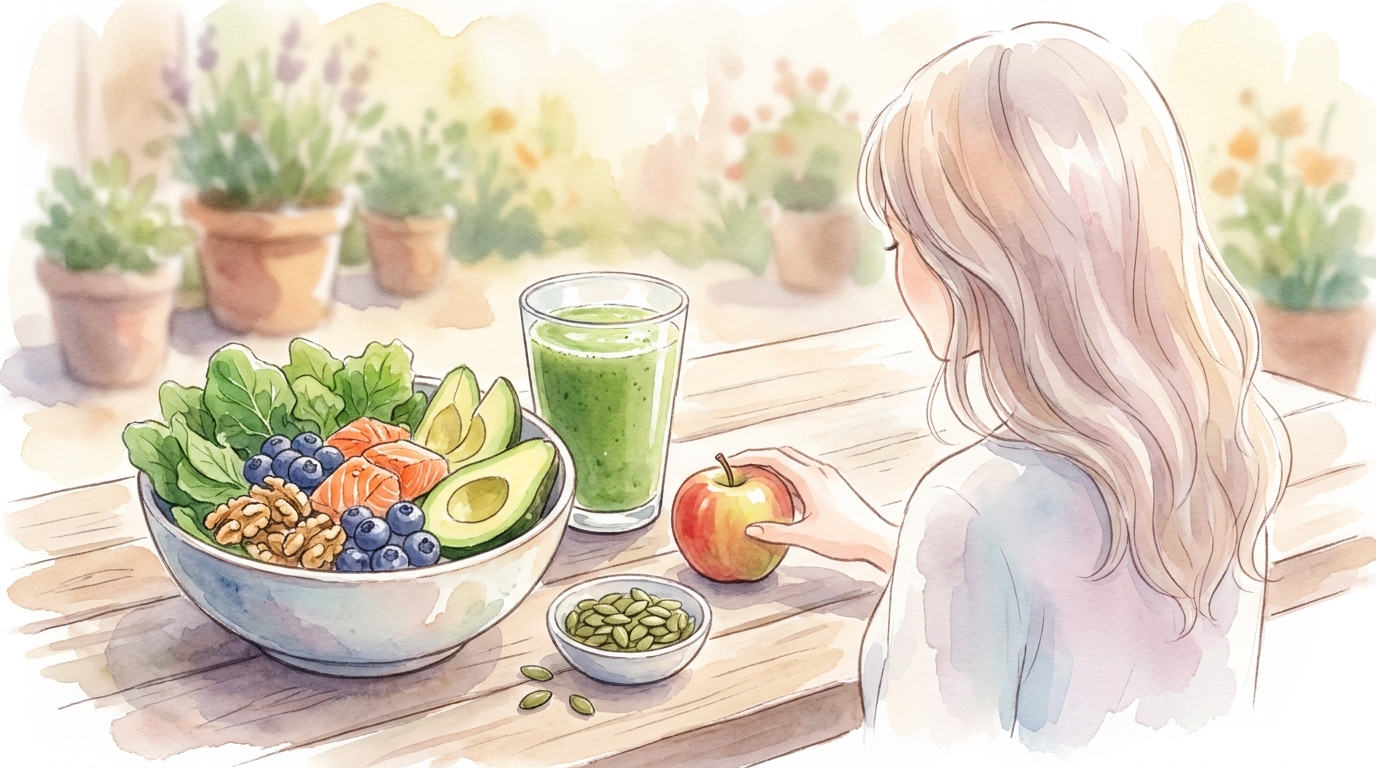 20代女性の薄毛対策におすすめの食べ物具体例
