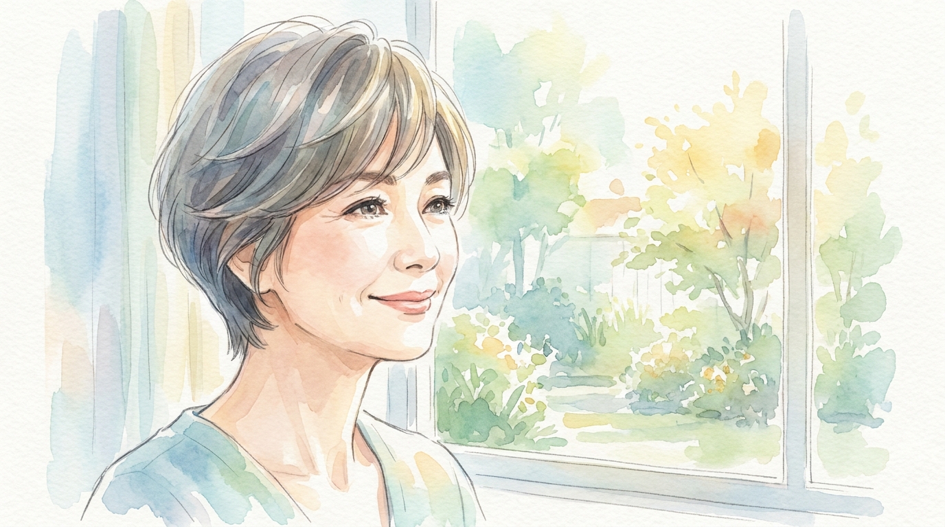 50代女性の薄毛にはショートヘアがおすすめです