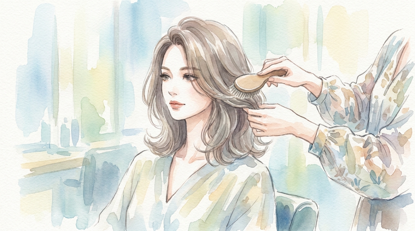 薄毛カバーに効果的なスタイリングのコツ