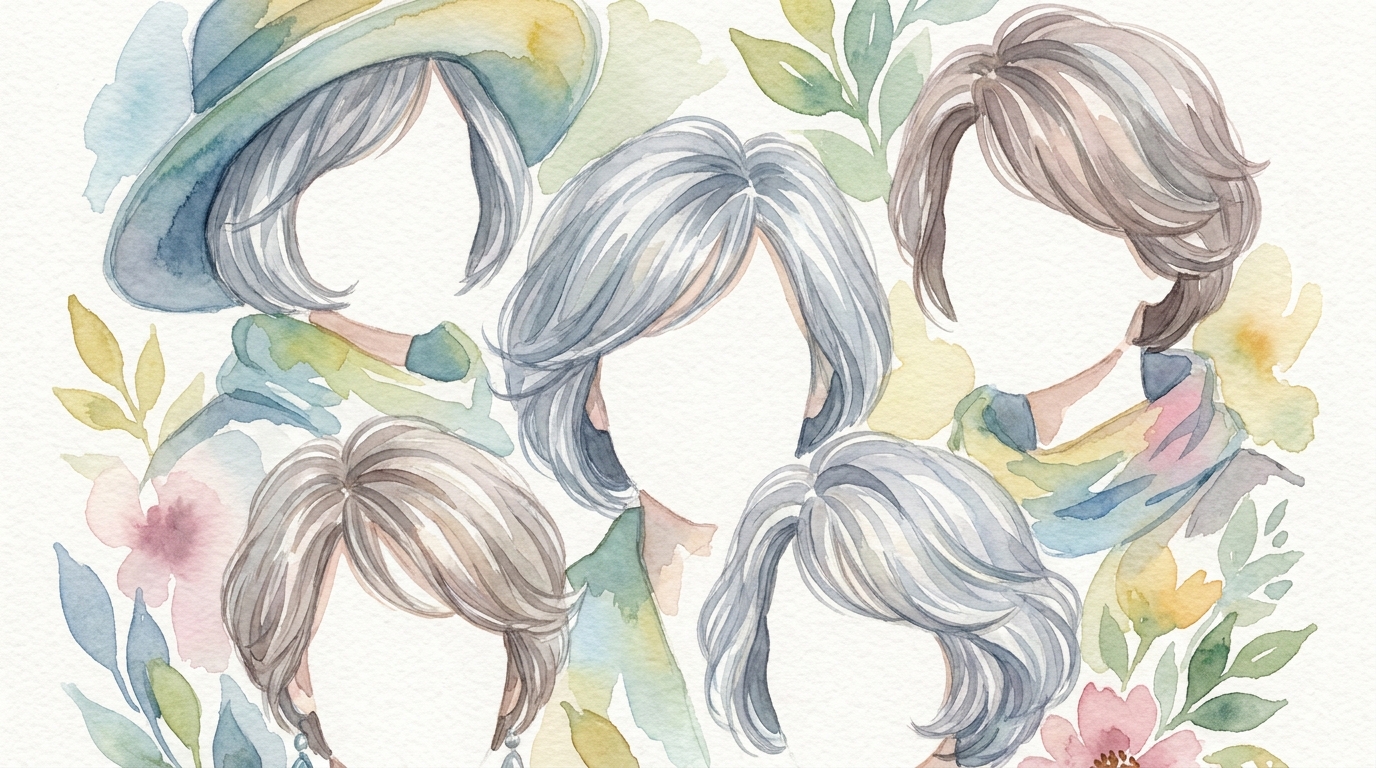60代女性におすすめの薄毛カバーショートヘア具体例