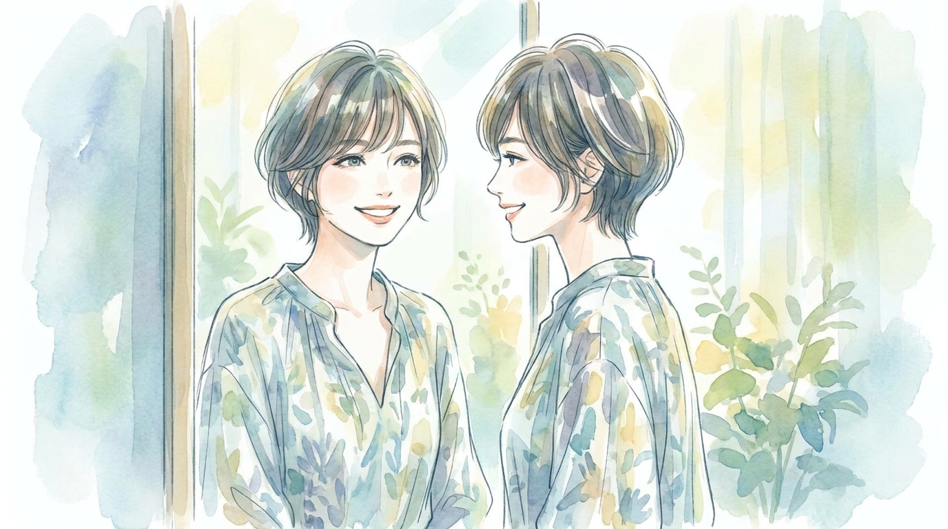 60代薄毛女性にはショートヘアがおすすめ