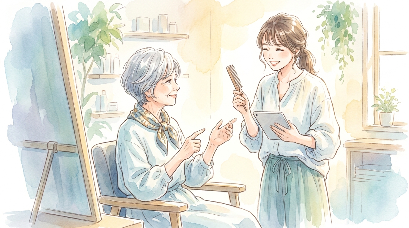 美容室での相談のコツ