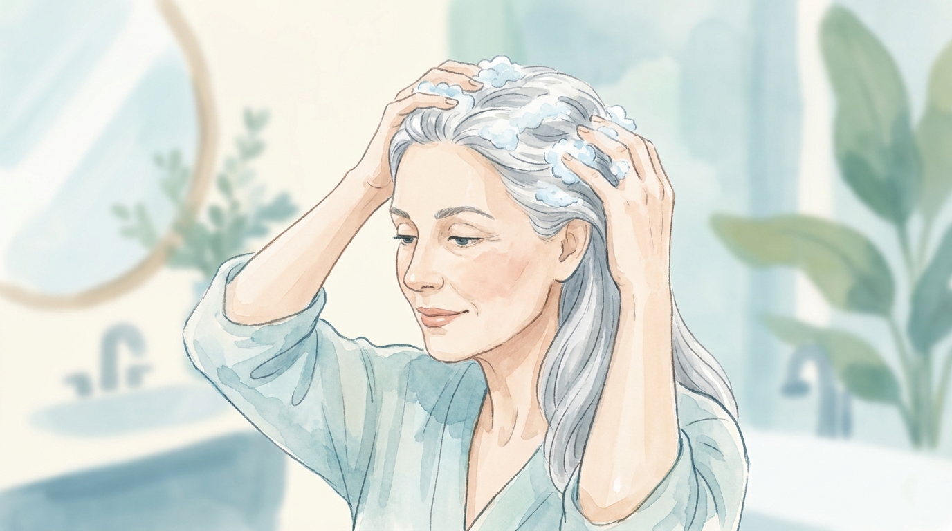 60代女性の薄毛にはアミノ酸系シャンプーが基本