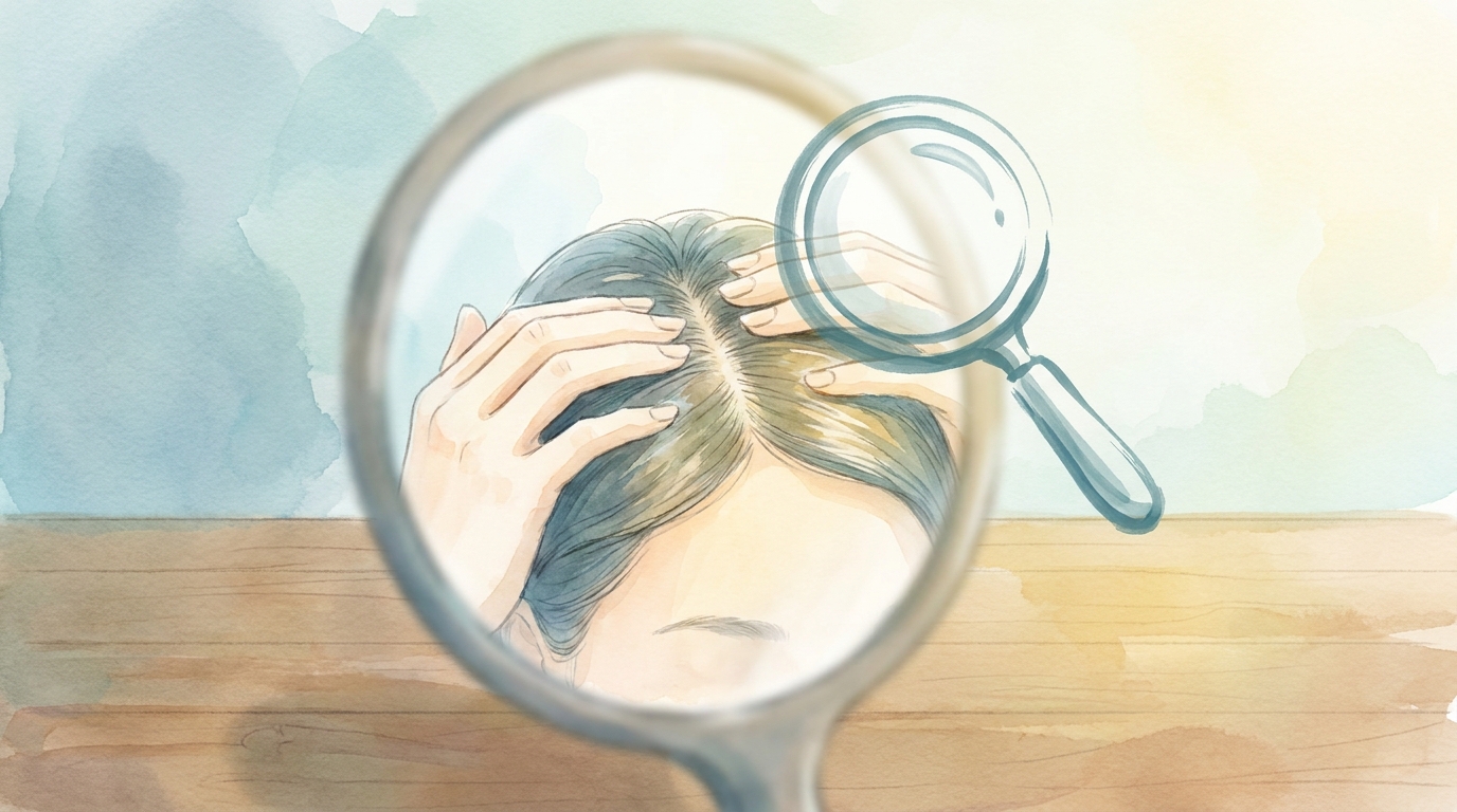 具体的な女性薄毛チェックの方法