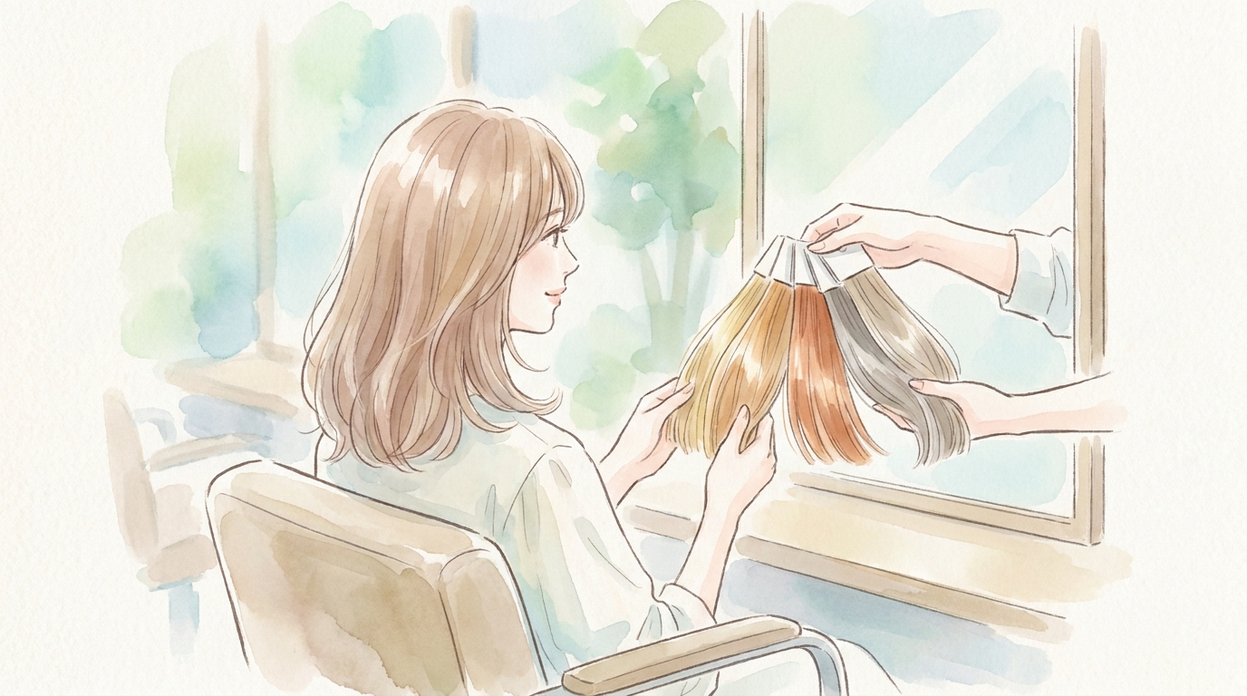髪色選びで気をつけたいポイント