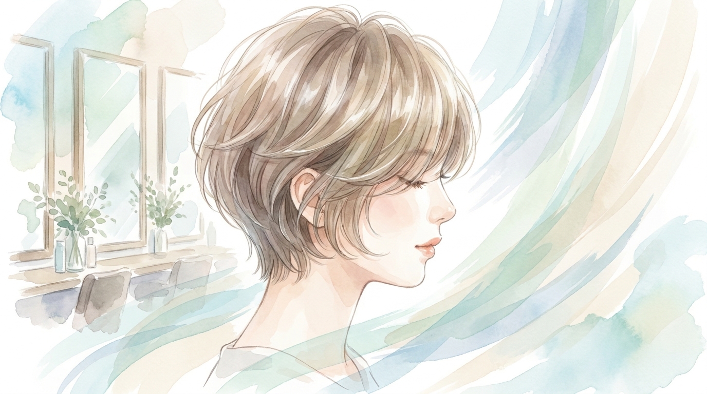 薄毛が目立たないのはショートヘアがベストです
