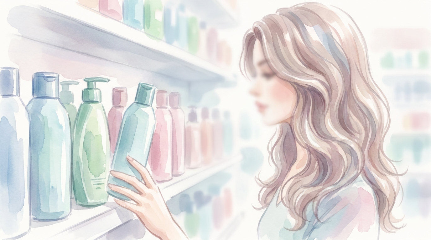 ドラッグストアで買える女性向け薄毛対策シャンプーの具体例