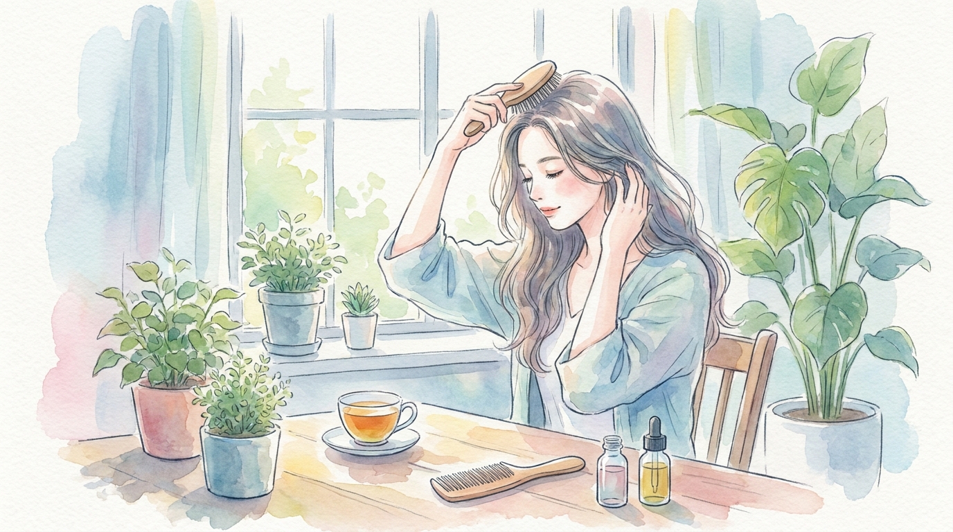 女性の薄毛は自宅ケアで改善できます