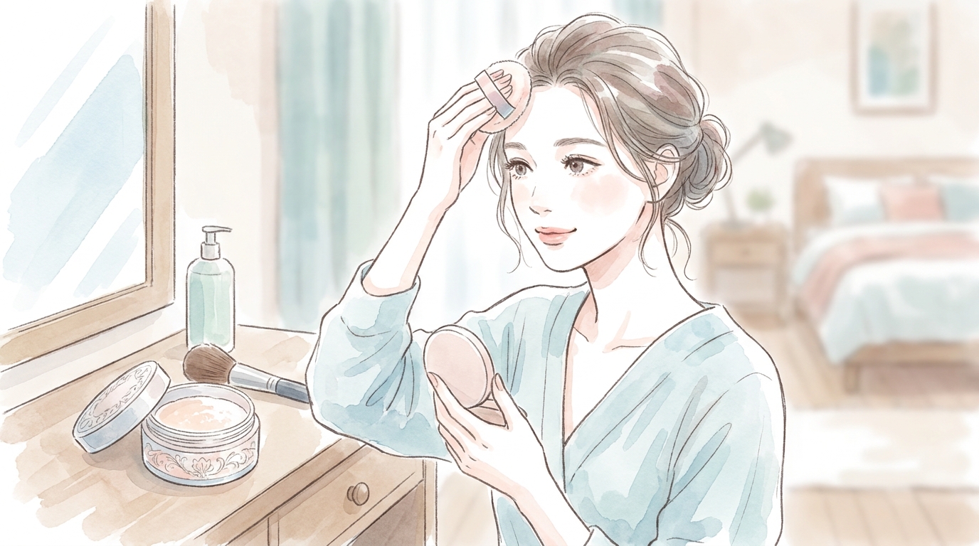 女性の薄毛隠しにはポンポンパウダーが手軽で効果的です
