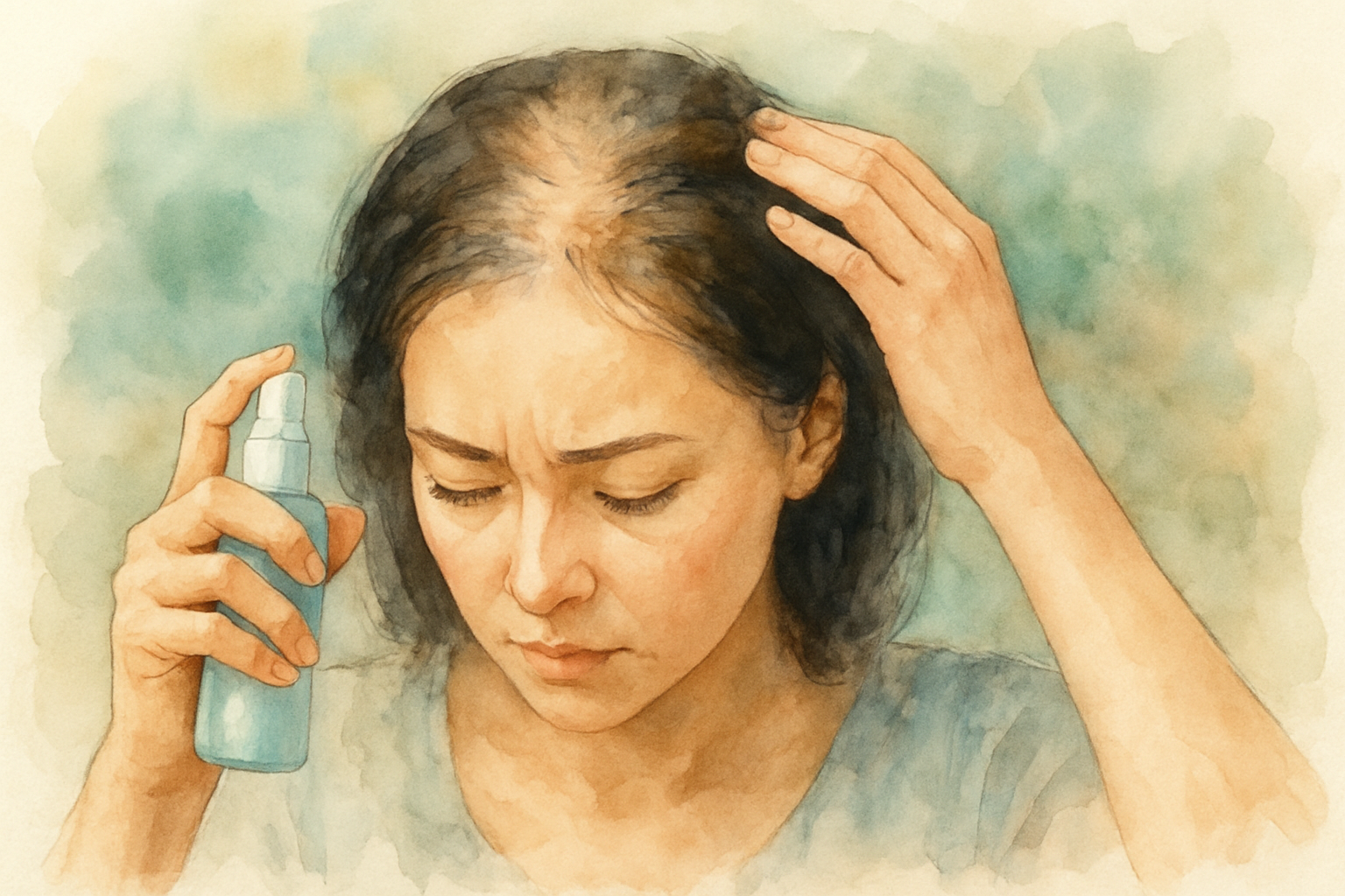 びまん性脱毛症に育毛剤は効果的です