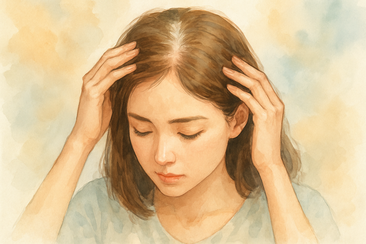 なぜ20代女性でもつむじ薄毛になるのか？