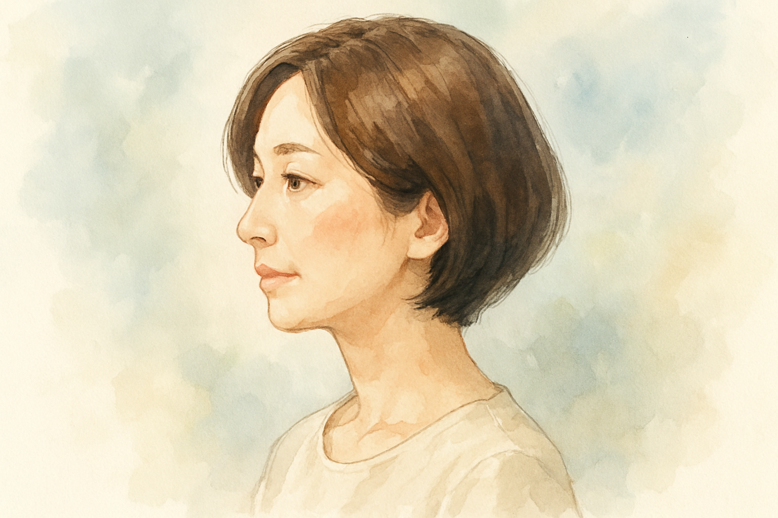 40代女性の薄毛には「ひし形シルエット」のヘアスタイルがおすすめ