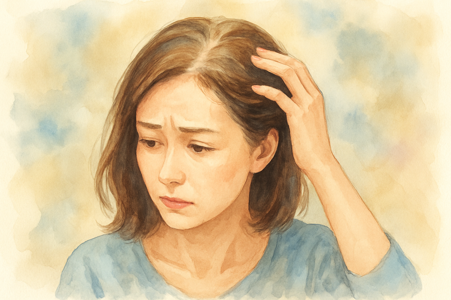 40代女性の髪に何が起きているのか