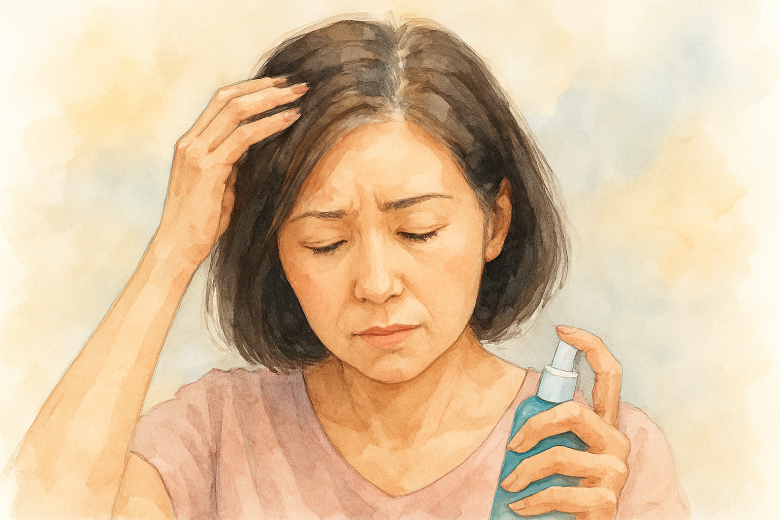 40代女性の薄毛には育毛剤が効果的とされています