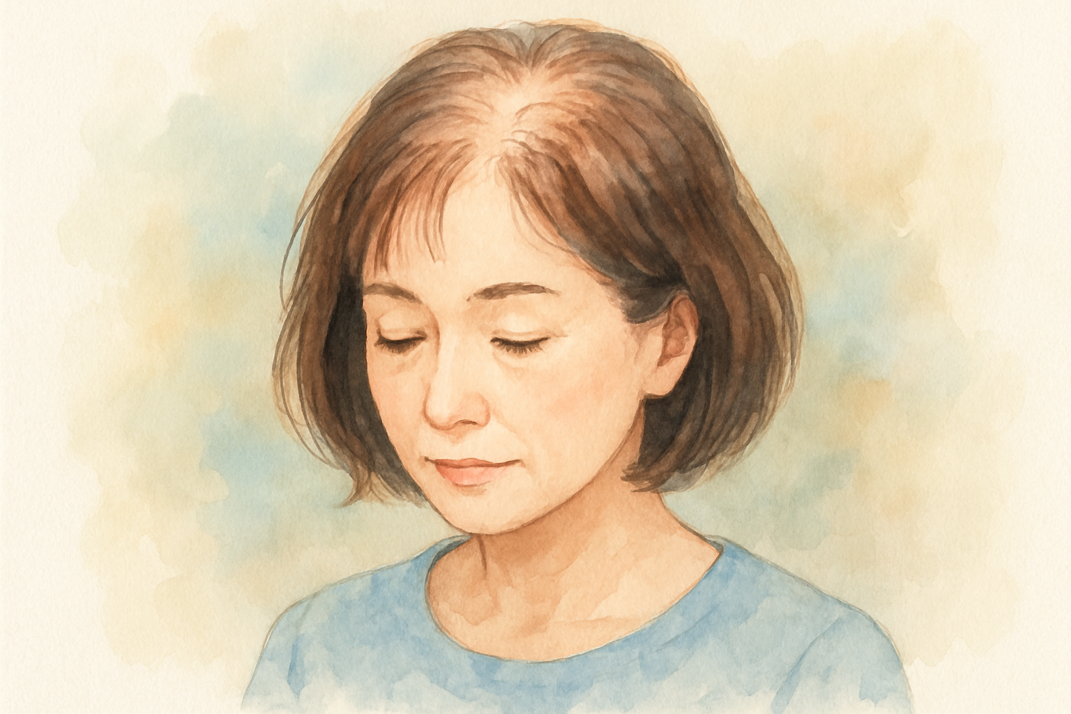 50代女性の前髪薄毛におすすめの髪型