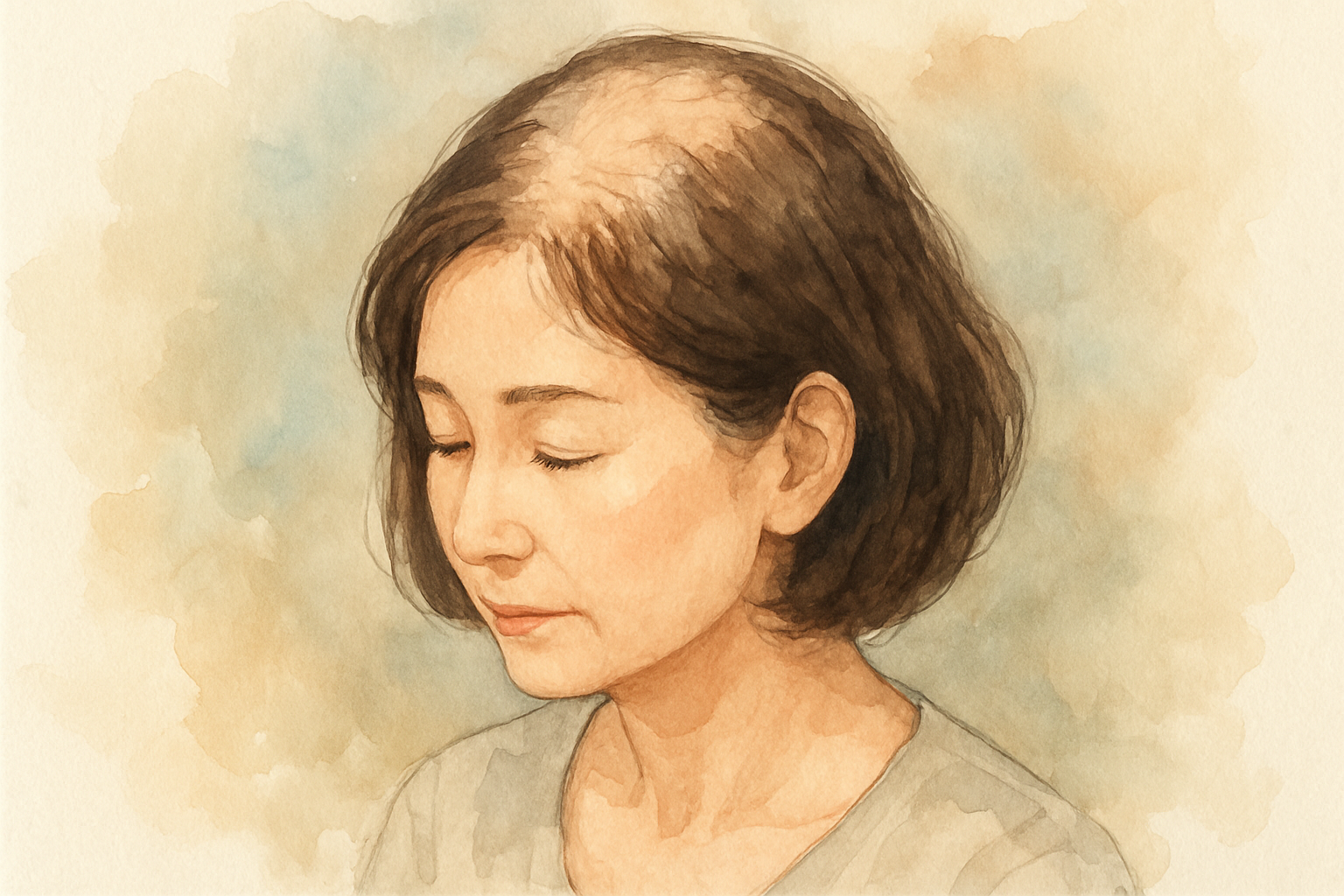 なぜ50代女性の前髪は薄くなるのか
