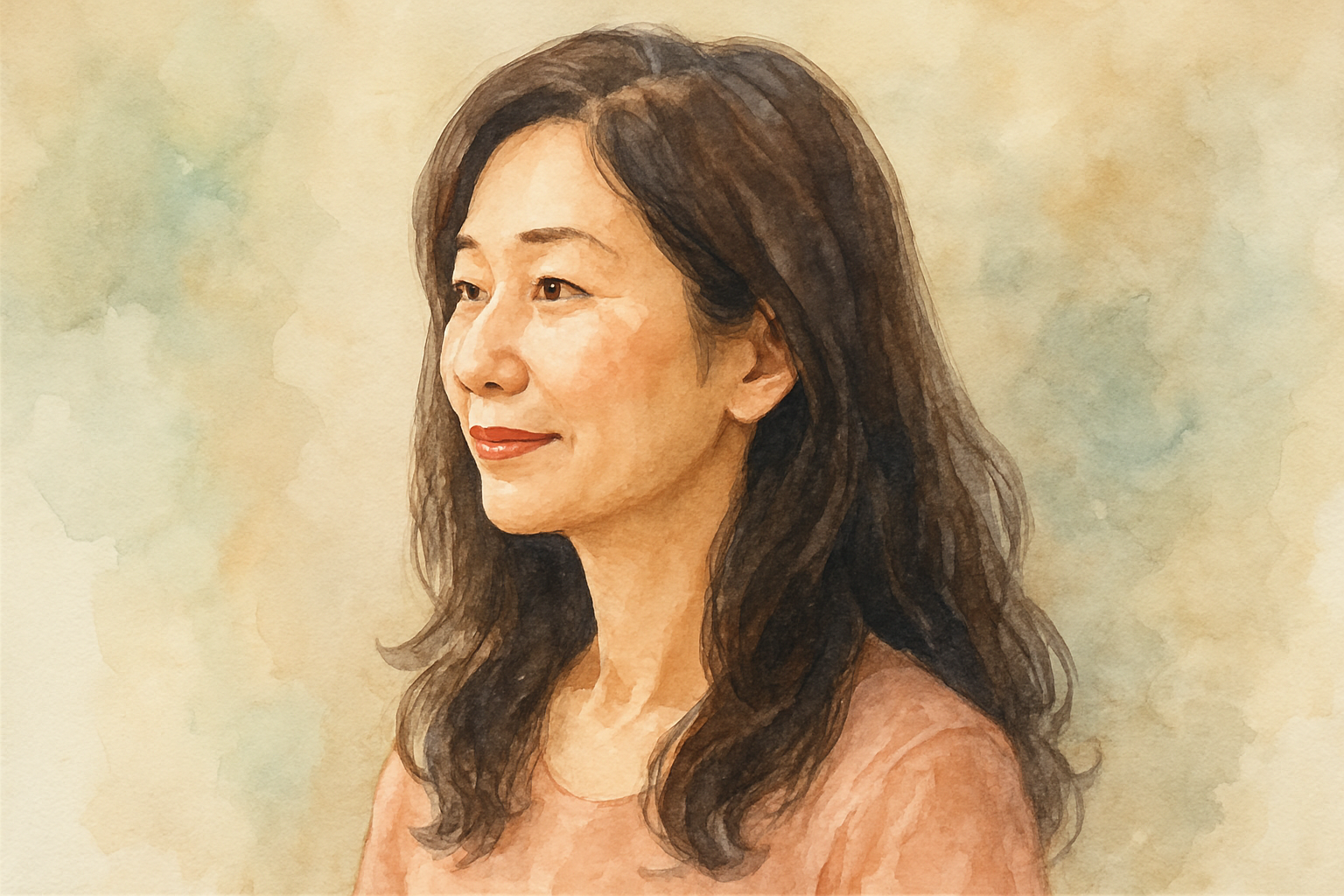 50代薄毛女性におすすめのロングヘアスタイル具体例