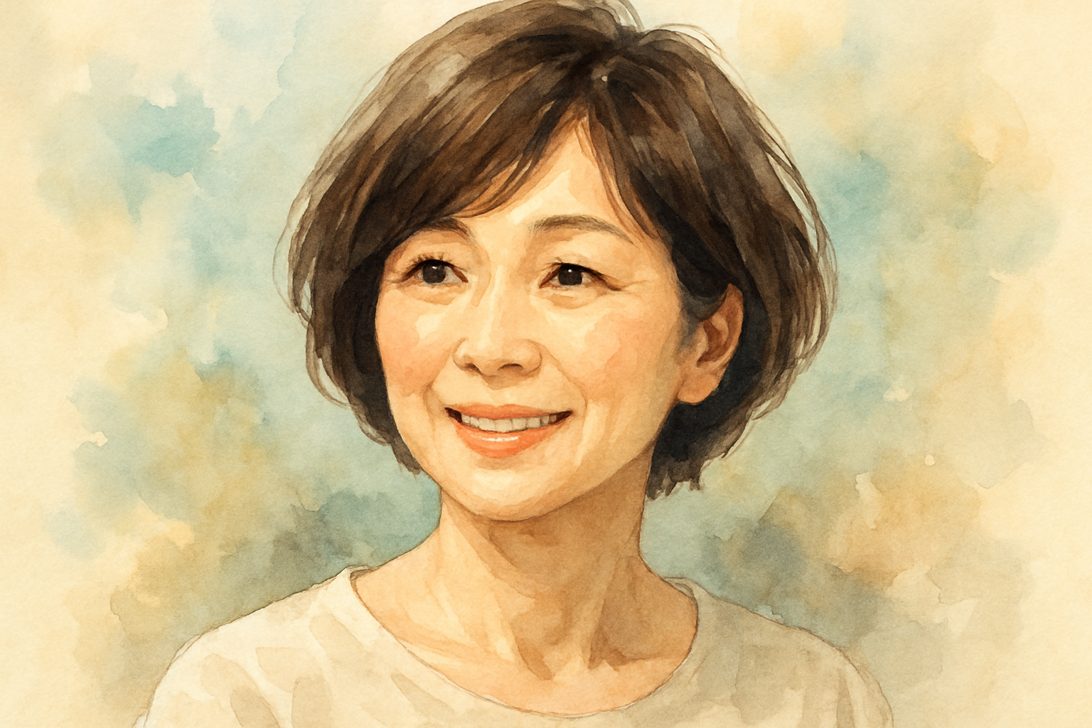 毛量が多い50代にはショートボブがおすすめです