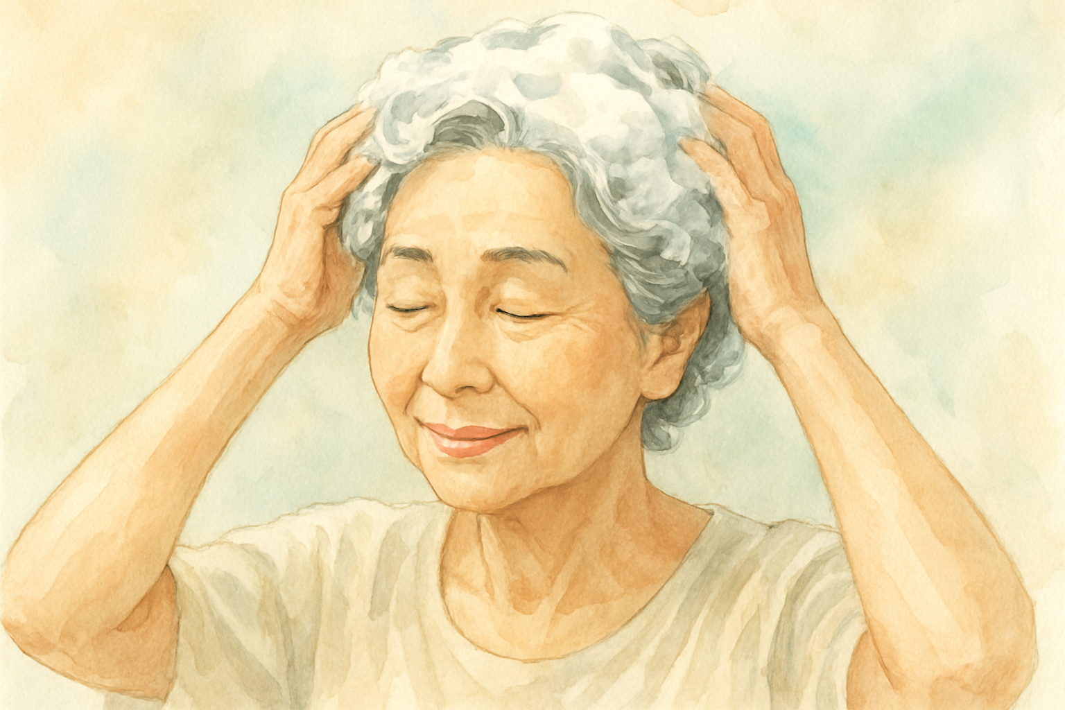 70代女性には低刺激なアミノ酸系シャンプーがおすすめです