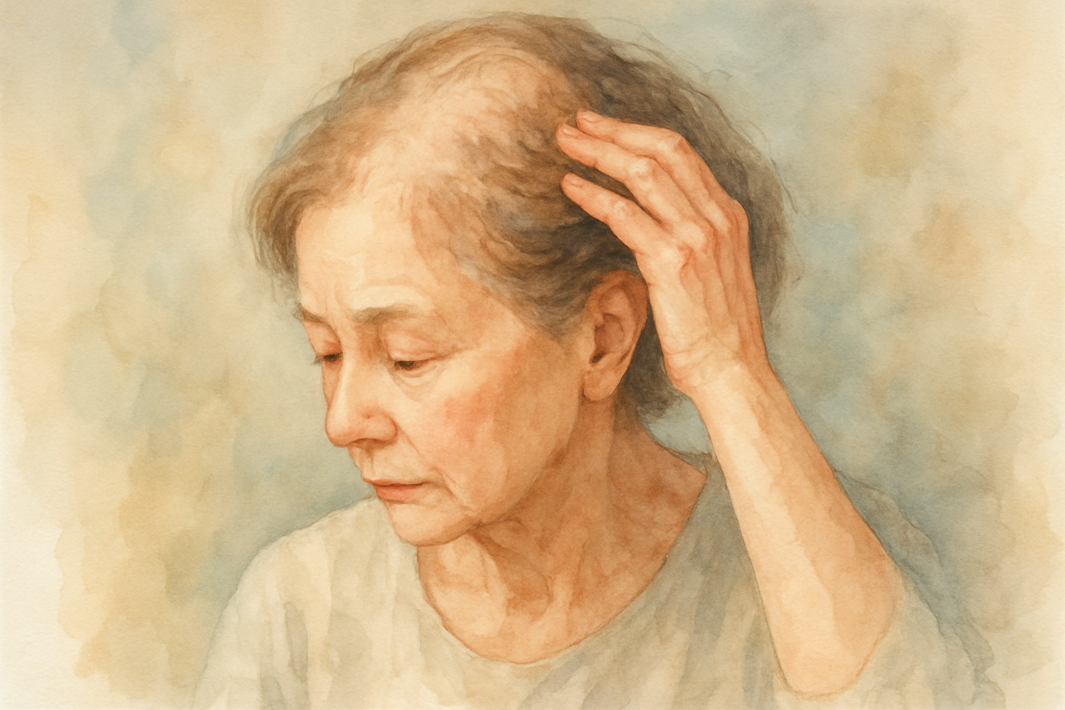 70歳女性の薄毛が起こる理由