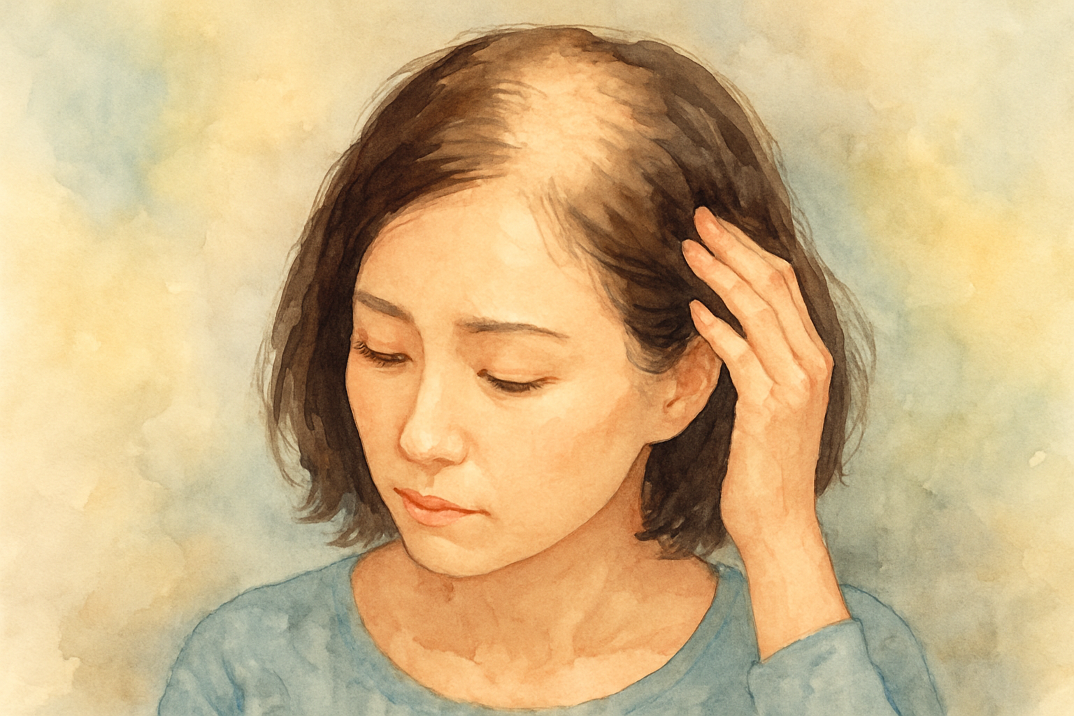 NHKで紹介された女性の薄毛の真実