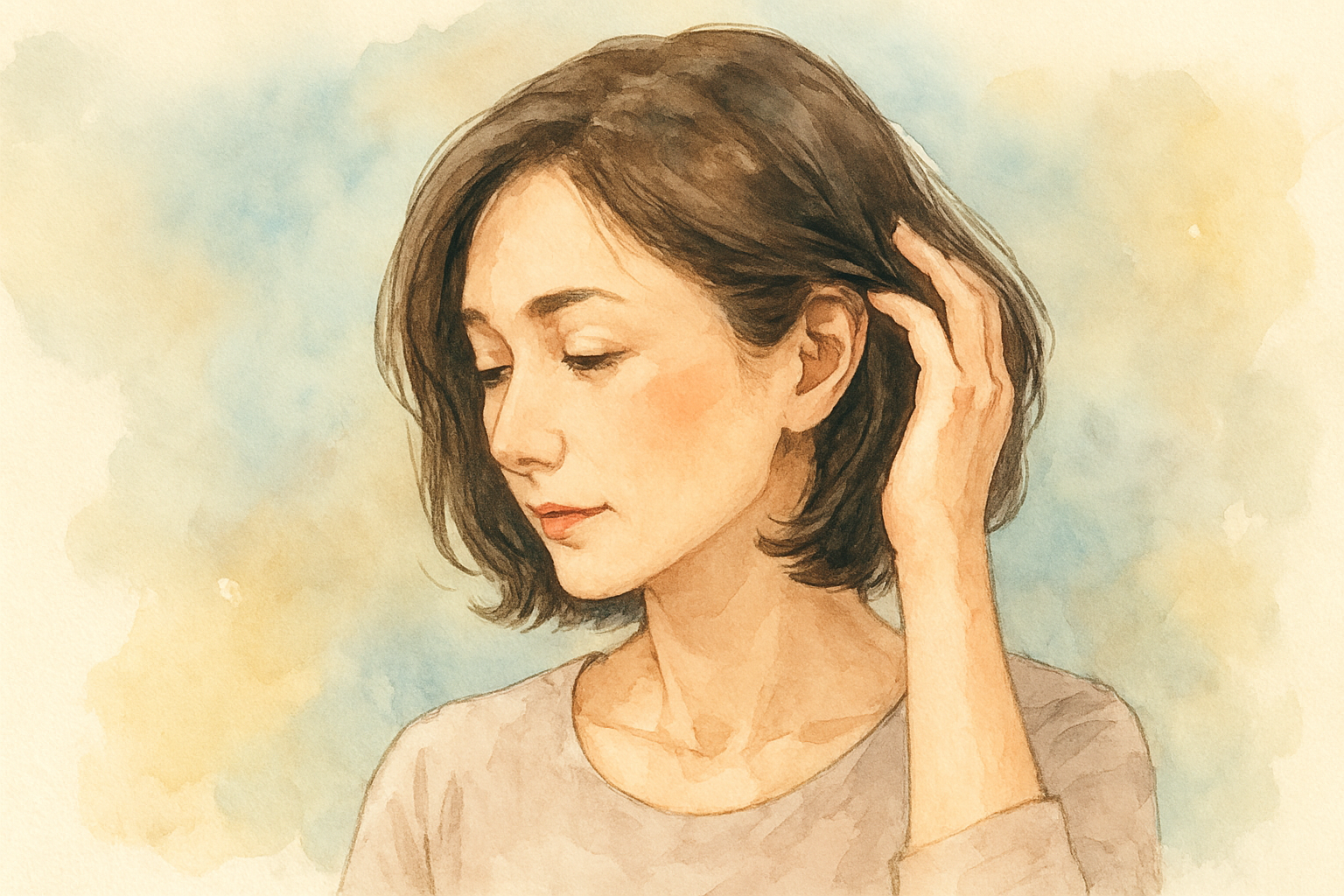 40代女性の薄毛をカバーする髪型の結論