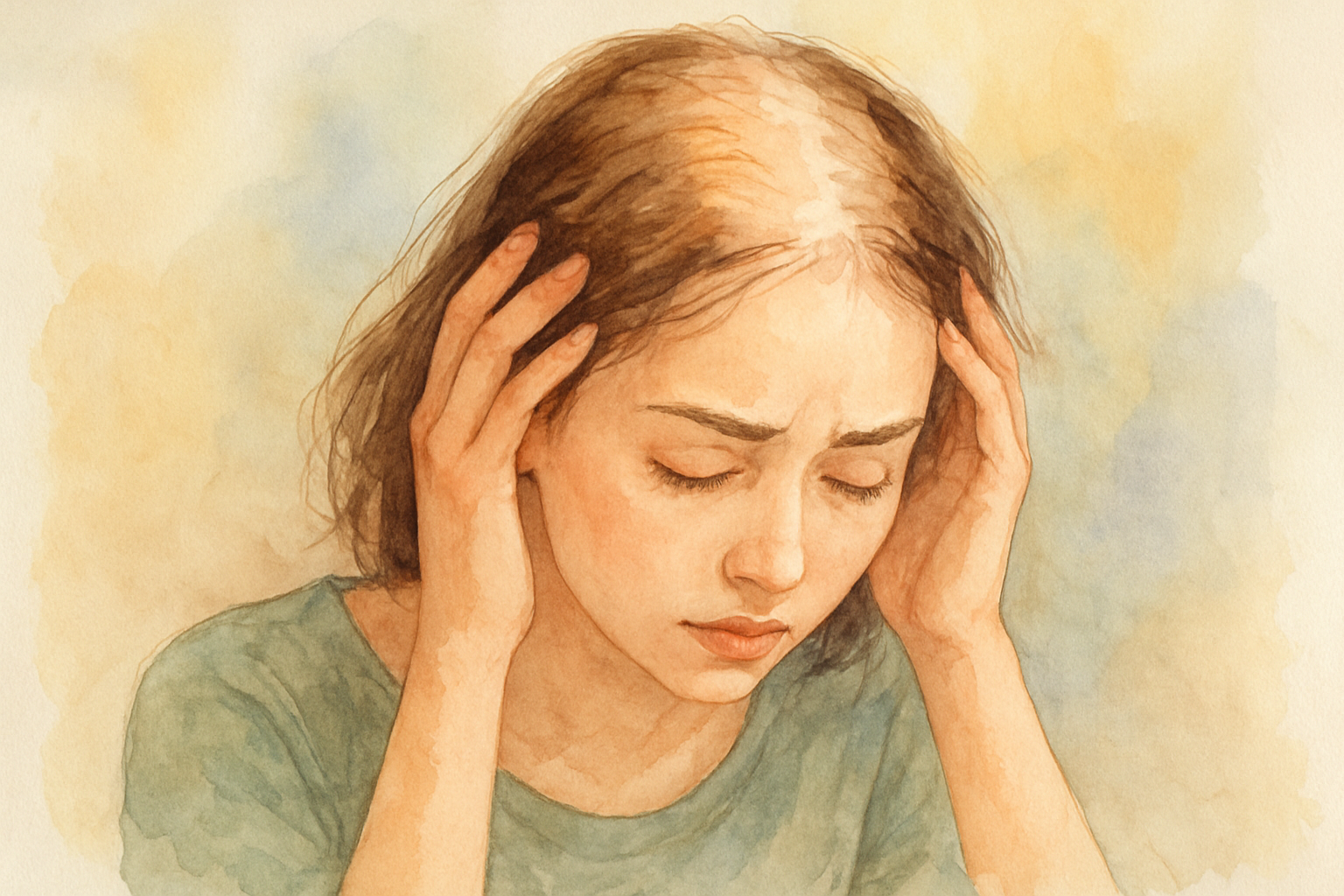 二十代女性の薄毛は決して珍しくないんです