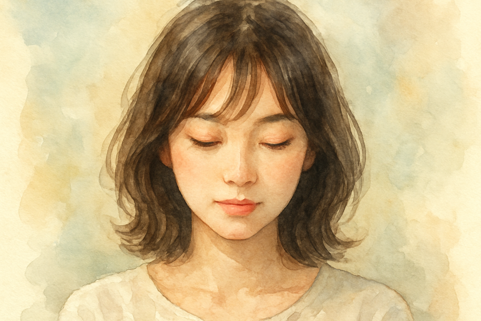 前髪の薄毛には「奥行深め」の前髪がおすすめです