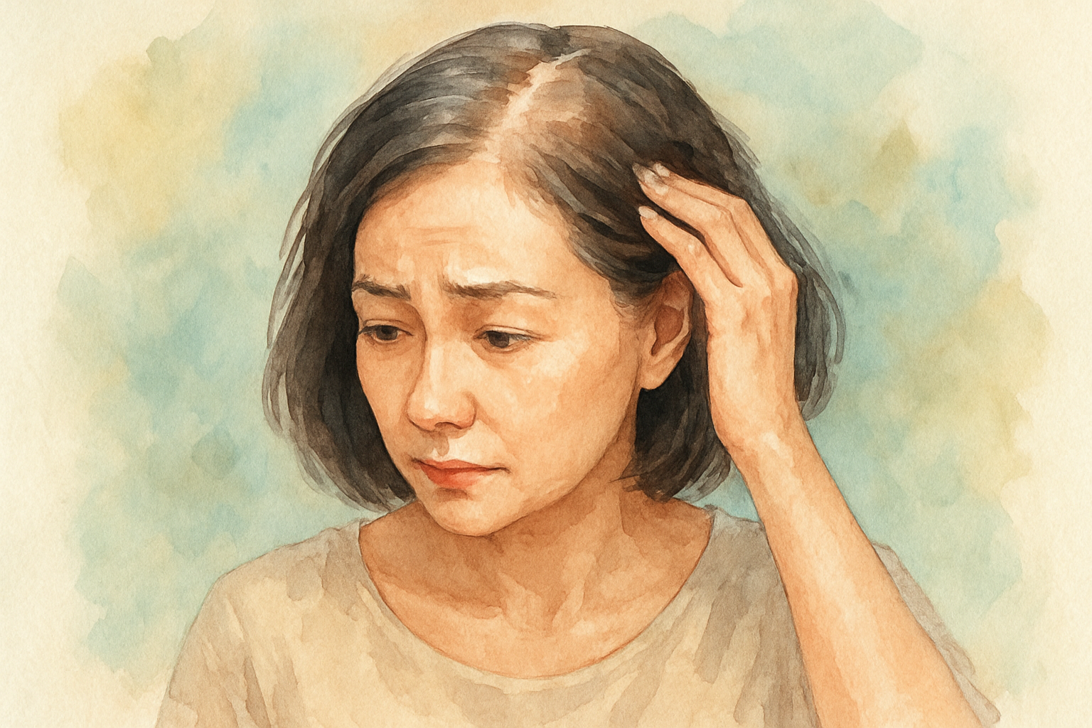 なぜ加齢で女性の髪は薄くなるの？