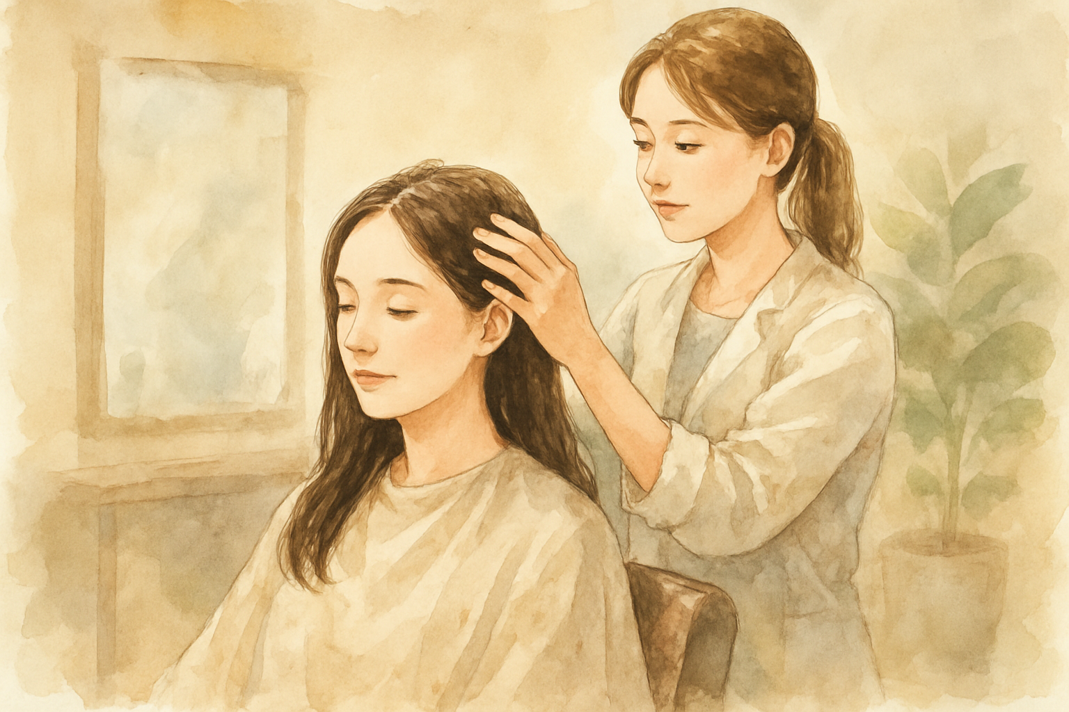 女性の薄毛ケアは美容院で対応できるんです