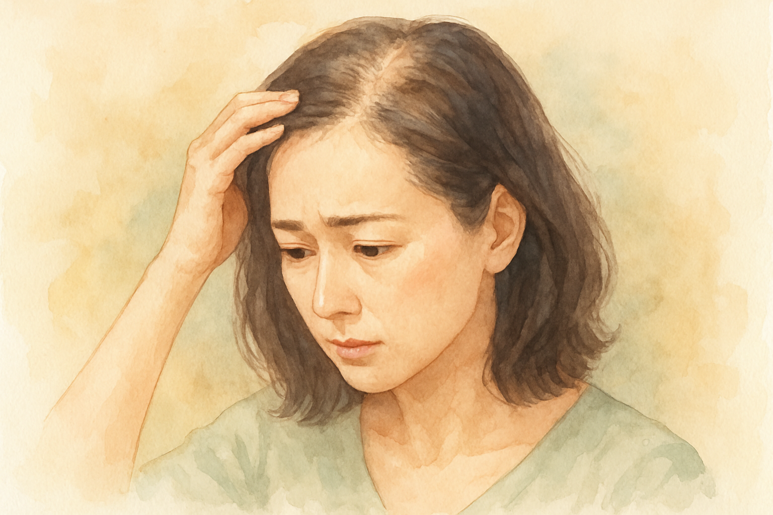 40代女性の薄毛、具体的な原因をチェックしてみましょう