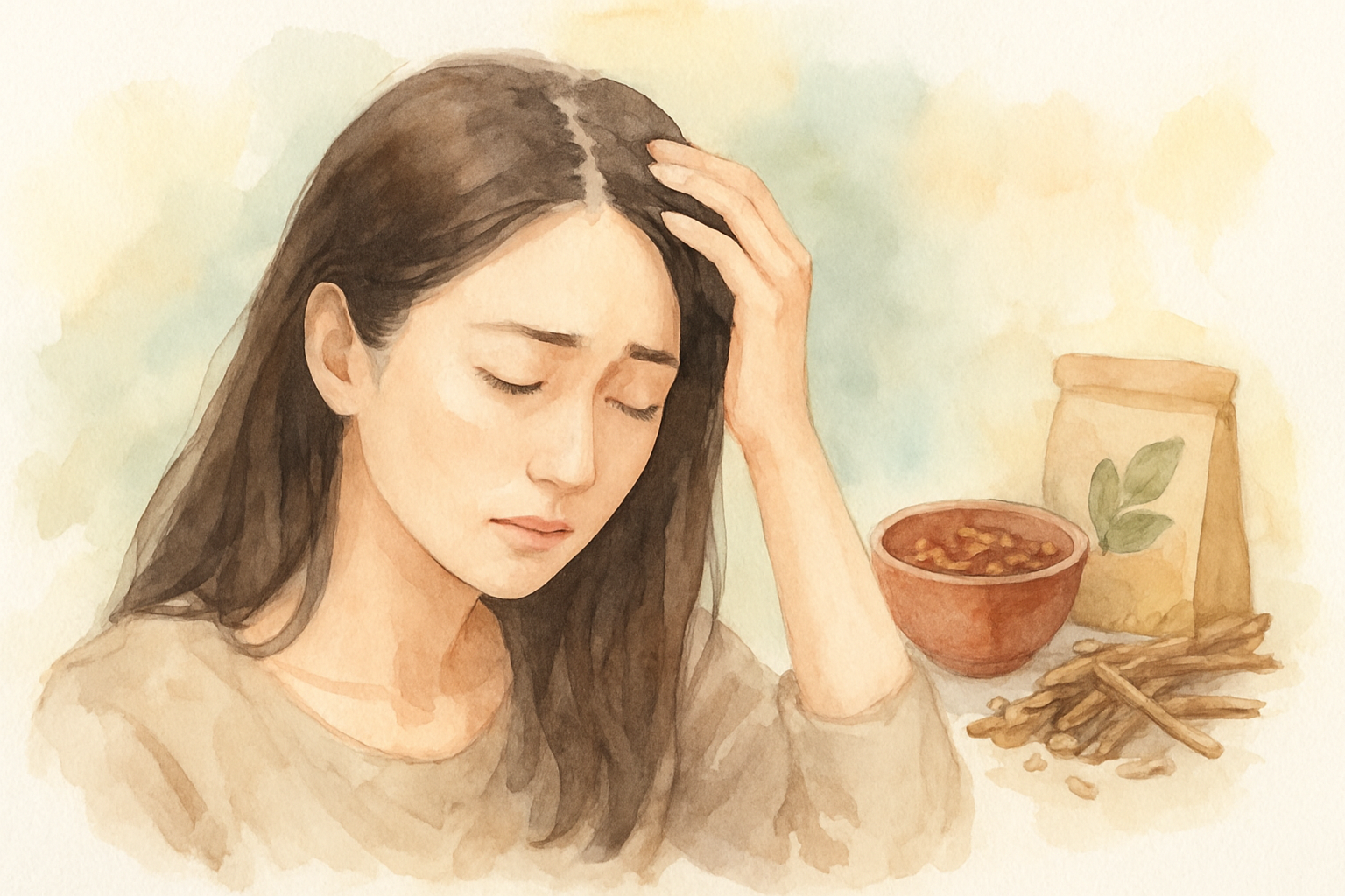 女性の薄毛に使われる漢方薬の種類と選び方