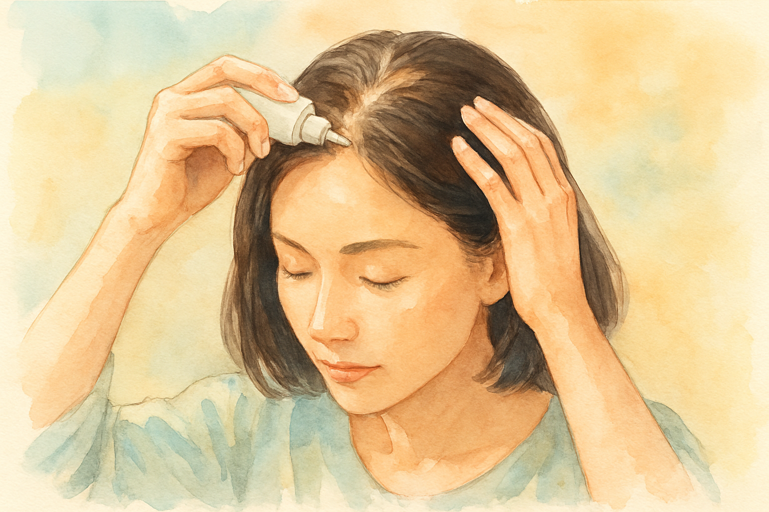 女性の分け目薄毛には市販の育毛剤がおすすめ