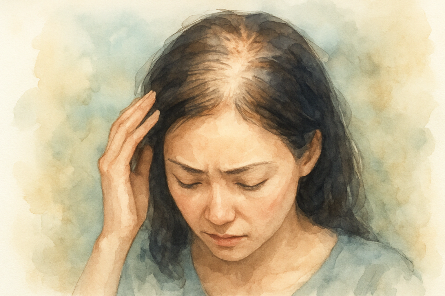 女性の前頭部薄毛の原因は複数の要因が重なっている