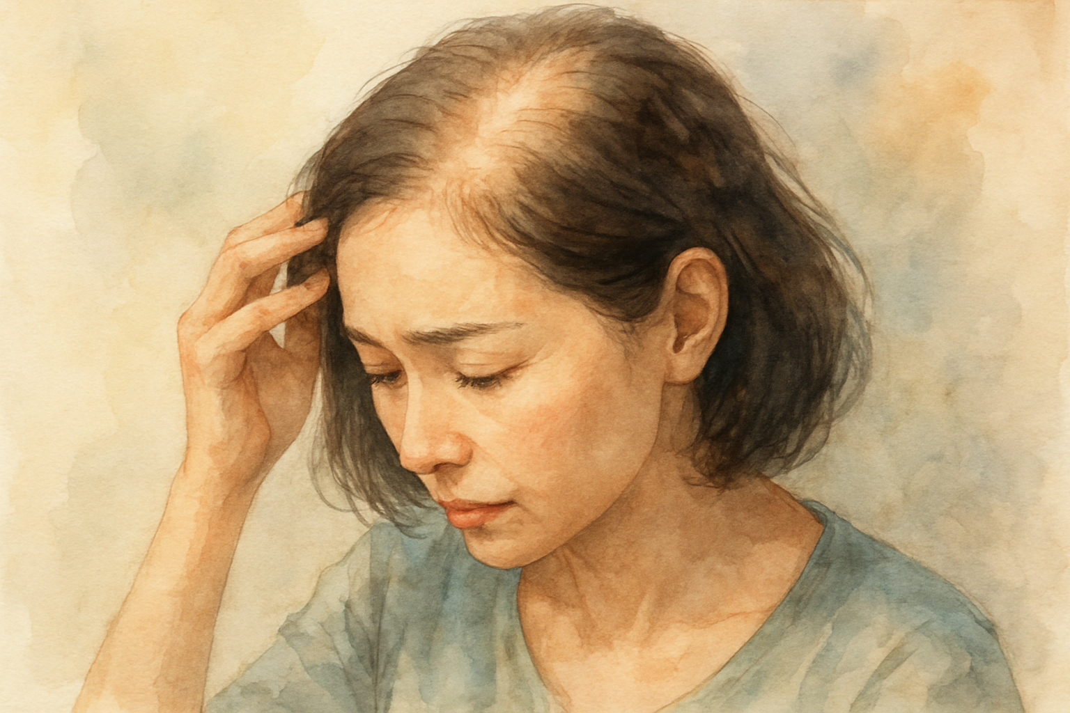なぜ女性の薄毛は年齢とともに進むのか