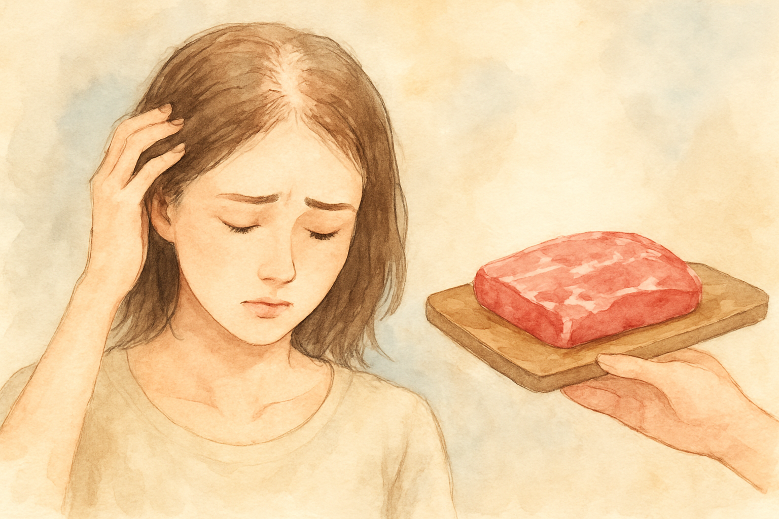 女性の薄毛には、たんぱく質が深く関わっているんです