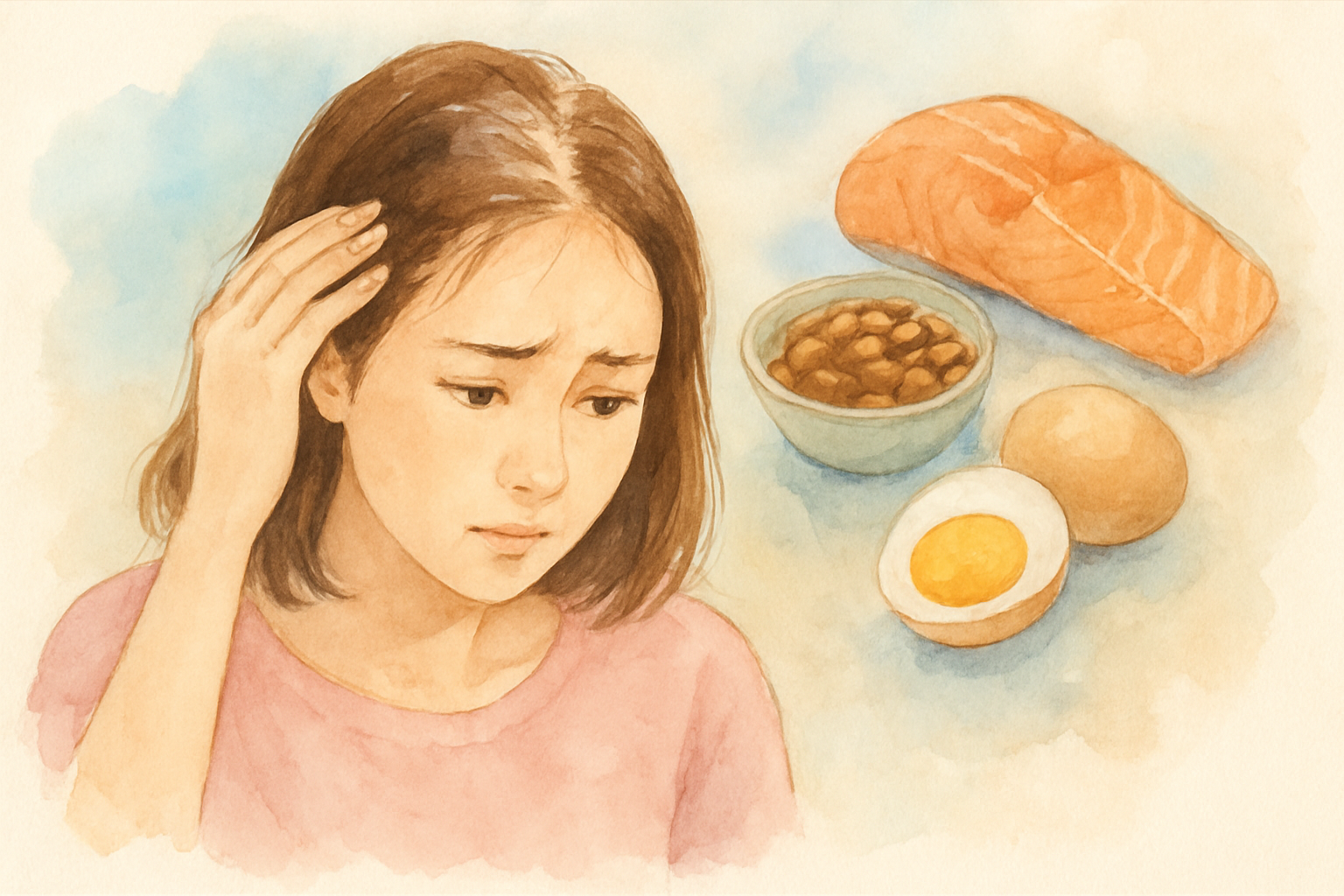 女性の薄毛対策に必要なタンパク質の量と摂り方