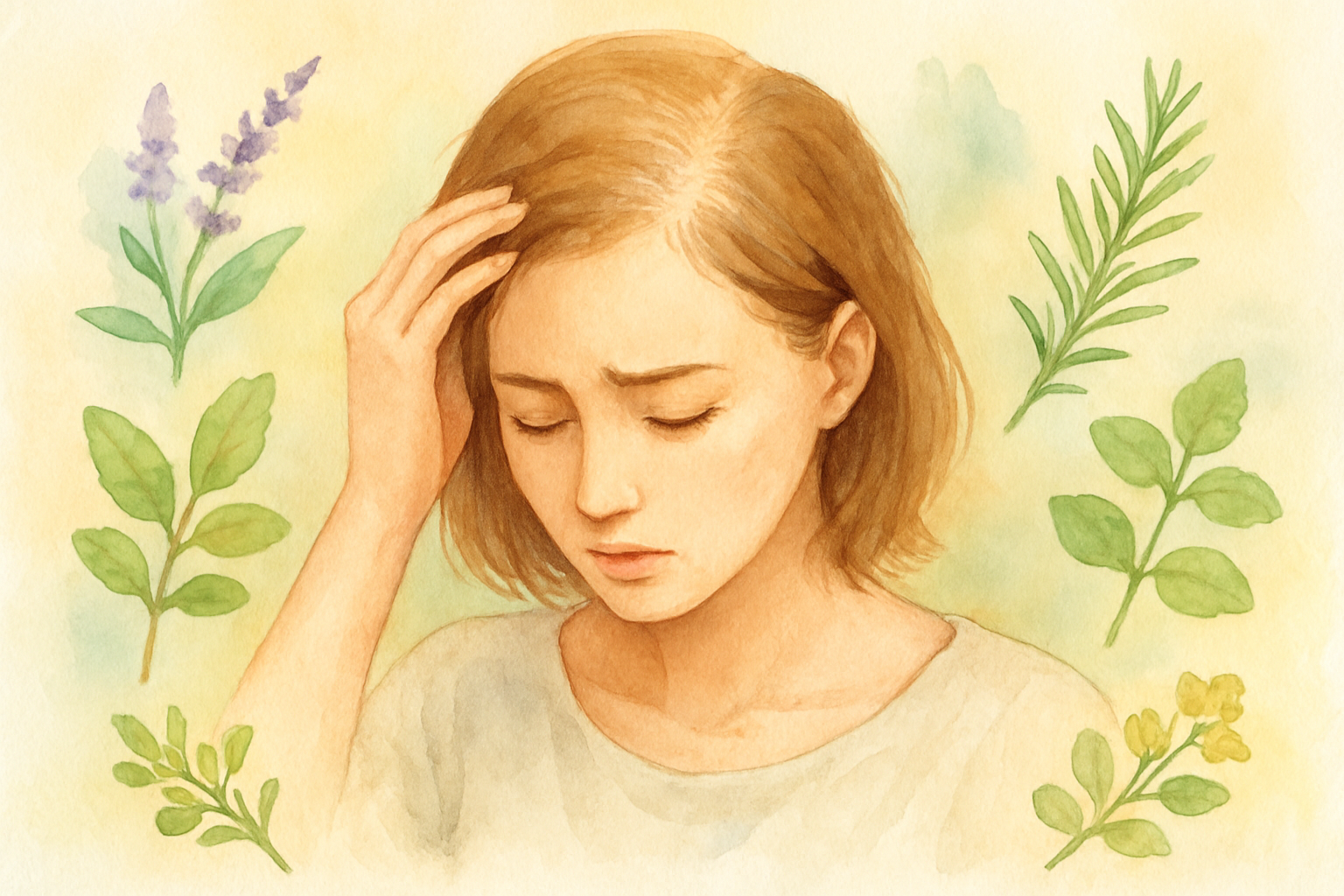 女性の薄毛ケアにおすすめのハーブたち