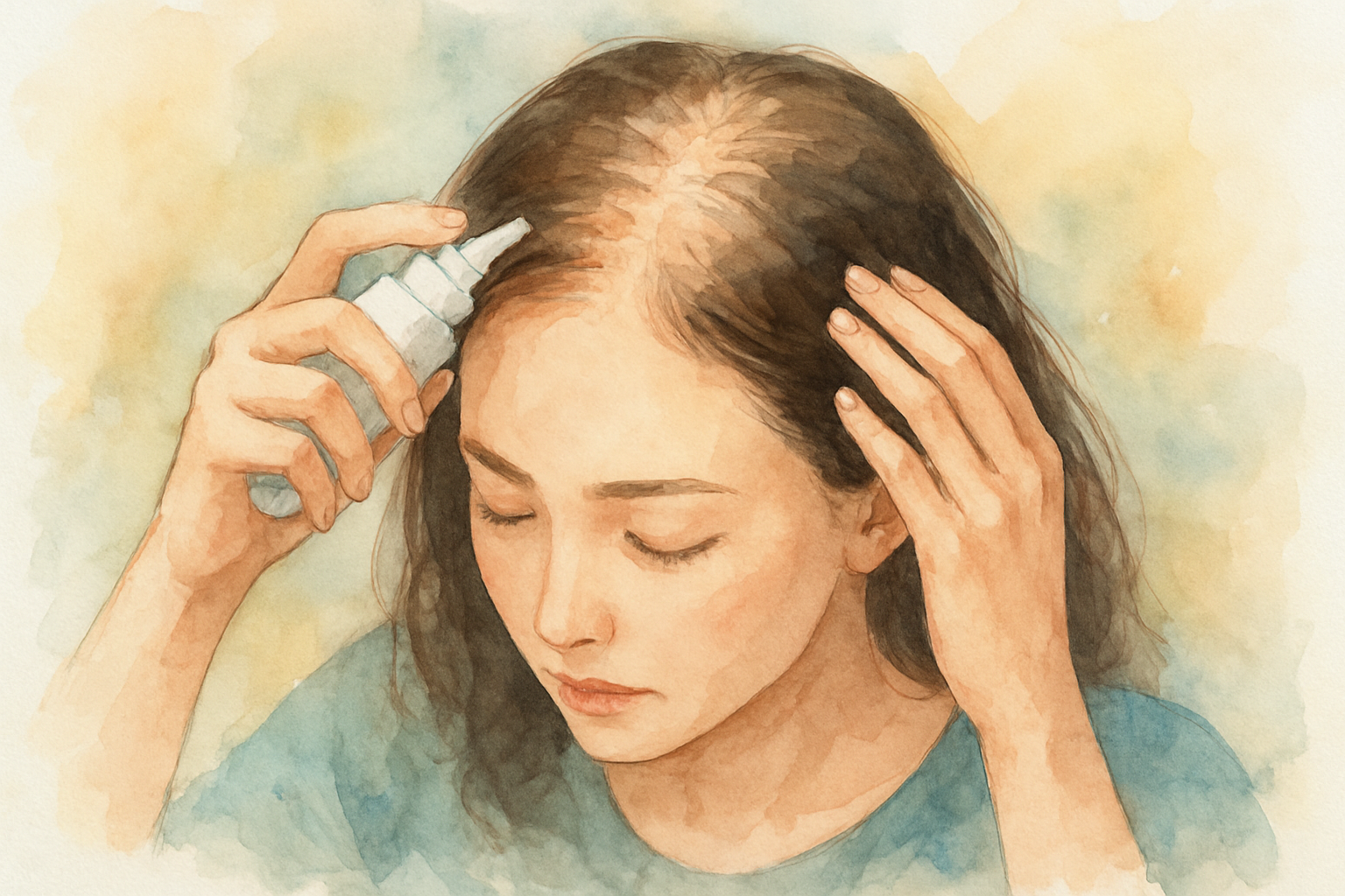 女性の薄毛にミノキシジル市販薬は効果が期待できます