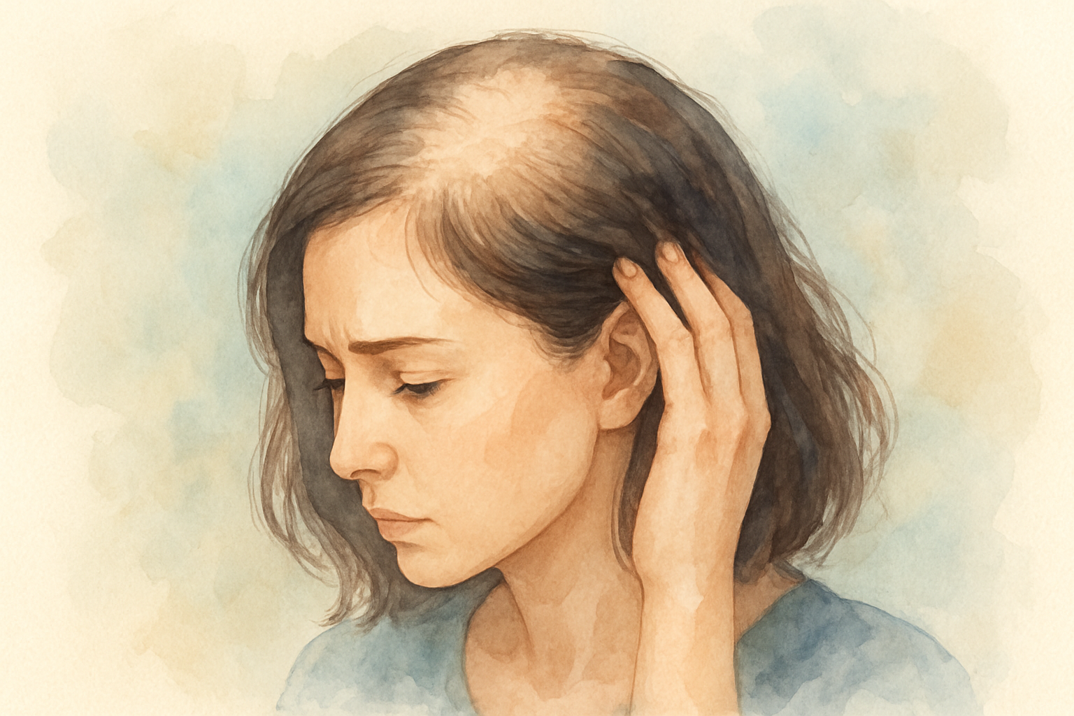 女性の薄毛タイプと地肌の見え方