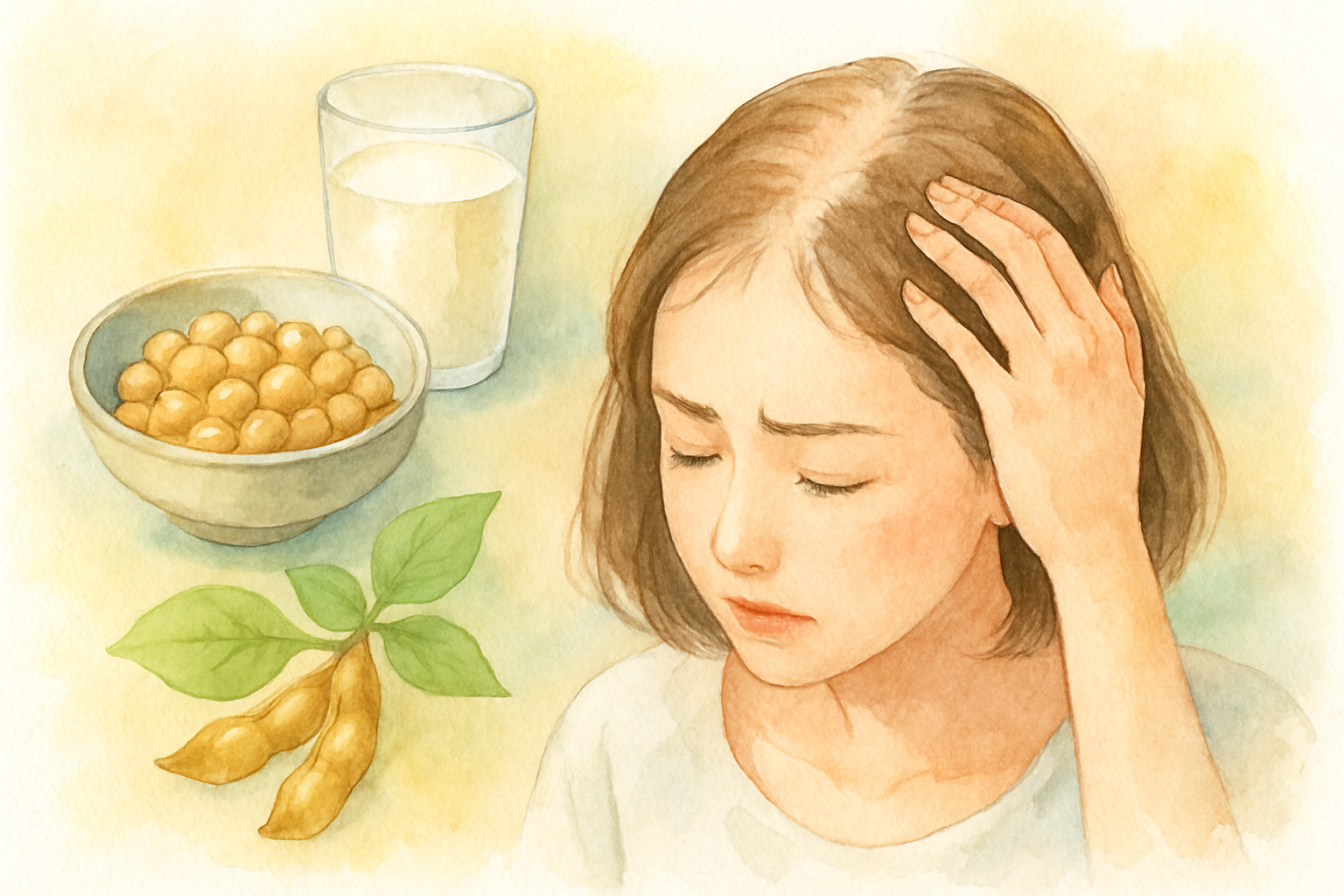 大豆イソフラボンは女性の薄毛にどう働くの？