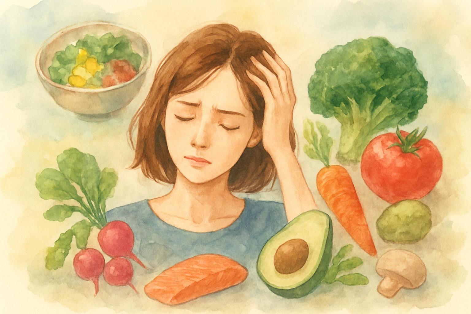 なぜ食事が女性の薄毛対策に重要なのか